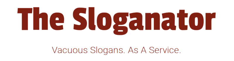 The Sloganator